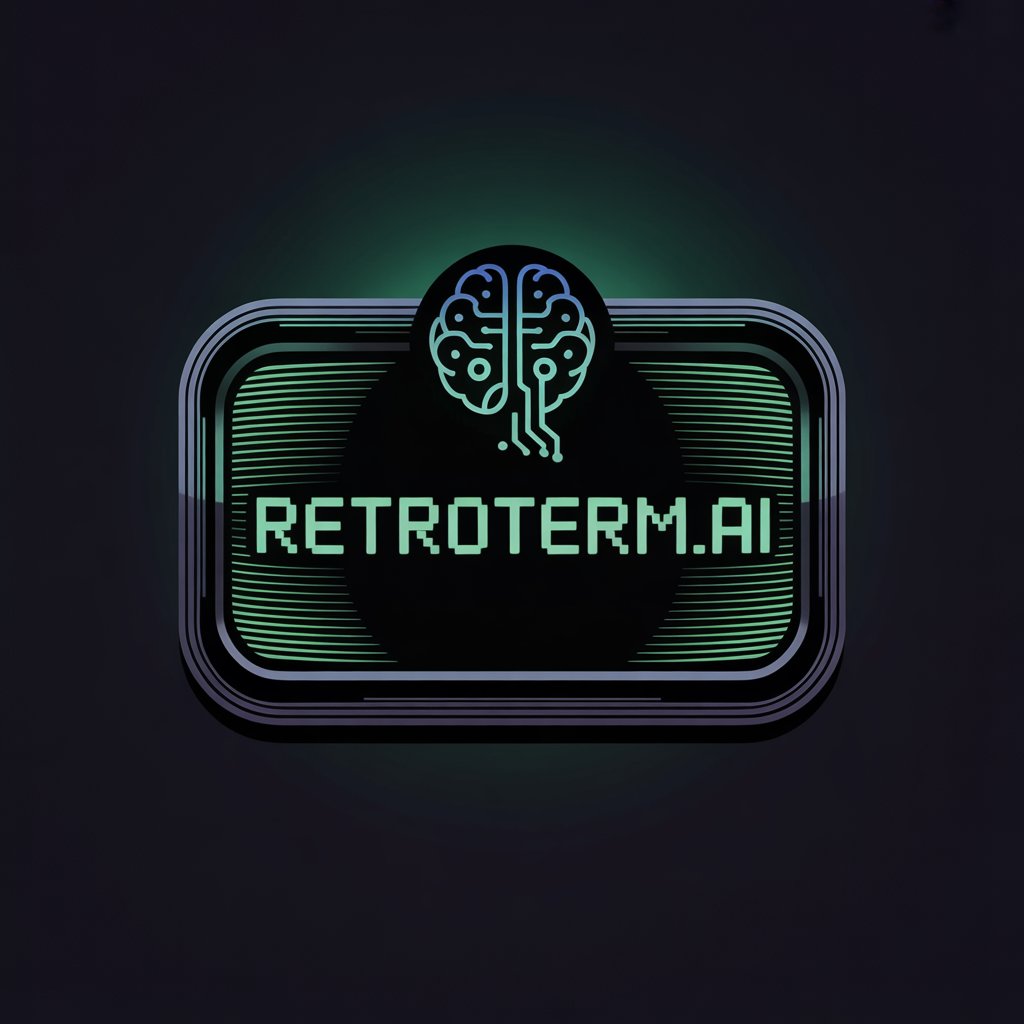 Imagen retrofuturista de RETROTERM.AI